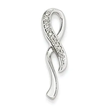 0.1 Carat 14K White Gold Diamond Fashion Pendant