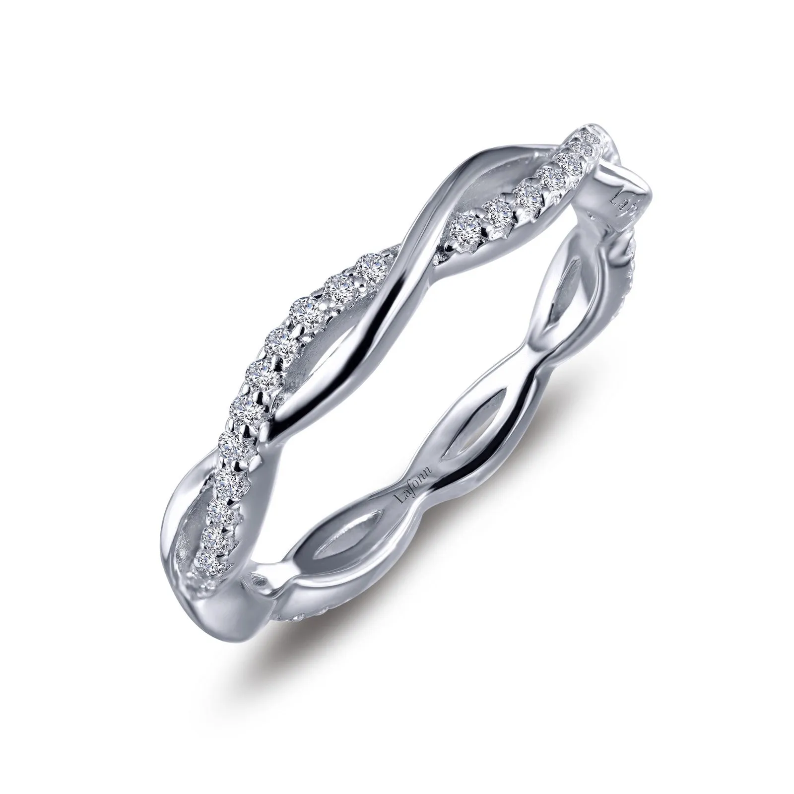 0.52 CTW Twist Wedding Band R0211CLP05