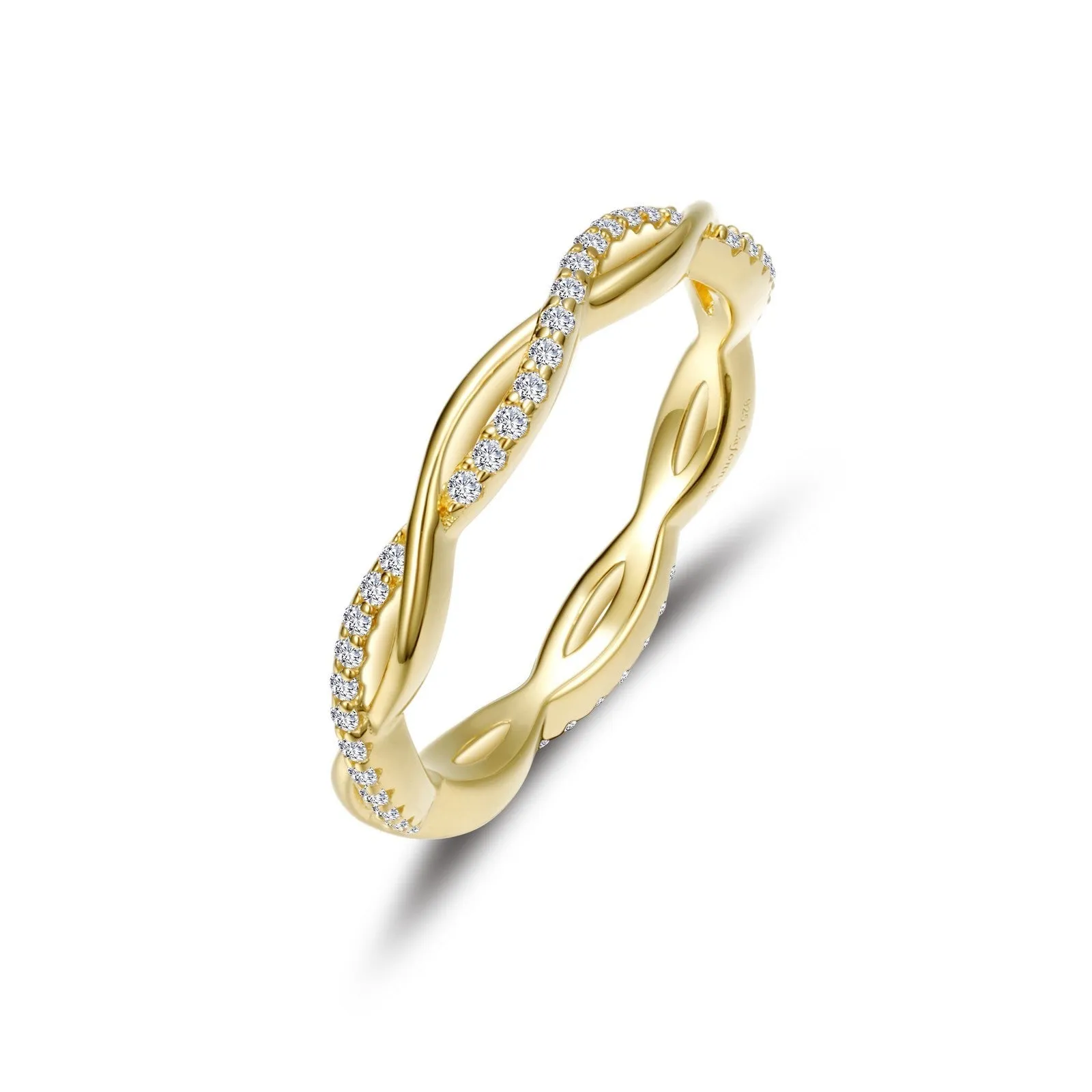 0.52 CTW Twist Wedding Band R0211CLP05