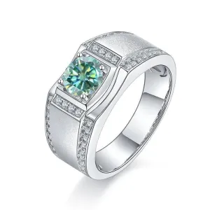 1.0ct Round Diamond Men's Rings