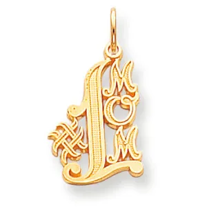10K Gold #1 Mom Charm