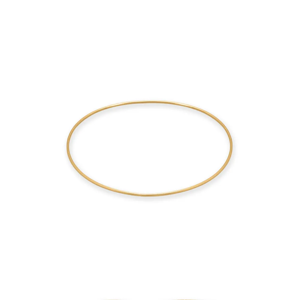 14/20 Gold Filled Smooth Wire Bangle Bracelet