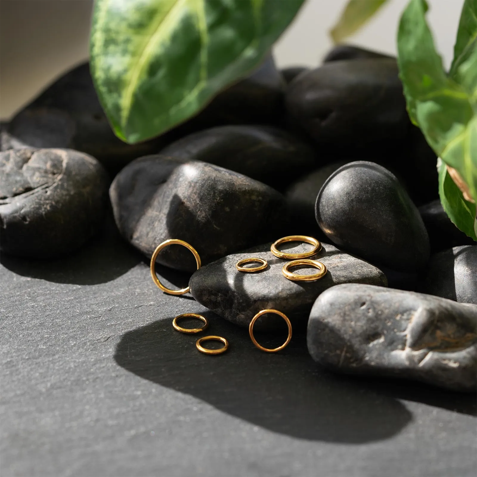 14k Gold Hinged Segment Ring