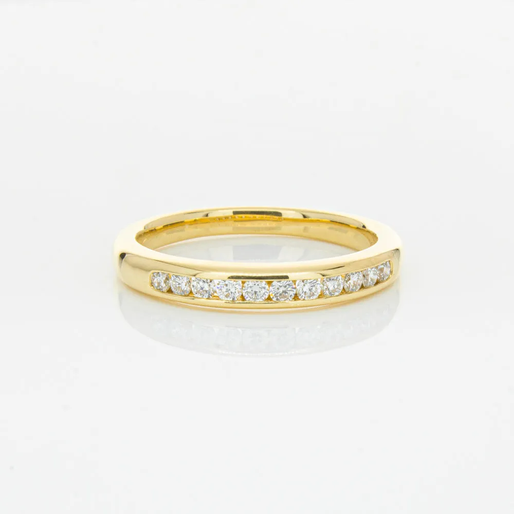 18ct Yellow Gold .25ct Diamond Ring