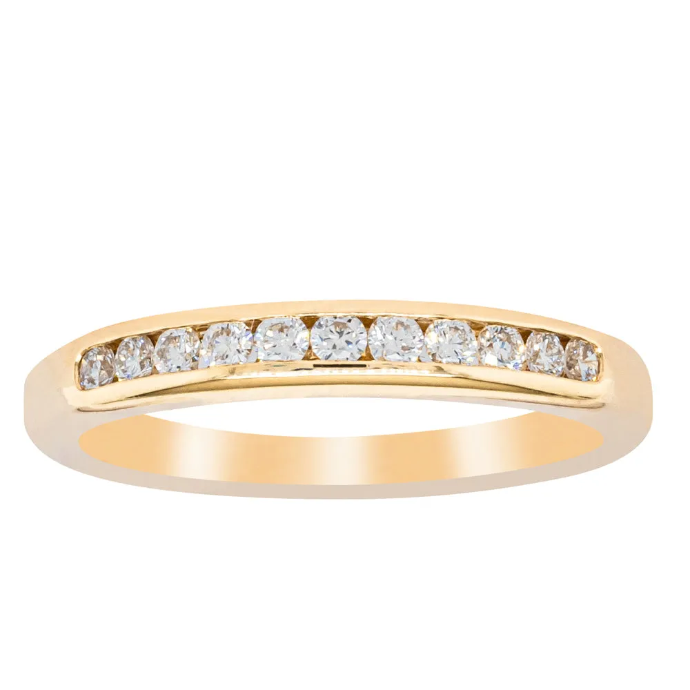 18ct Yellow Gold .25ct Diamond Ring