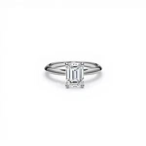 2.00 Carat Emerald Cut Diamond Engagement Ring
