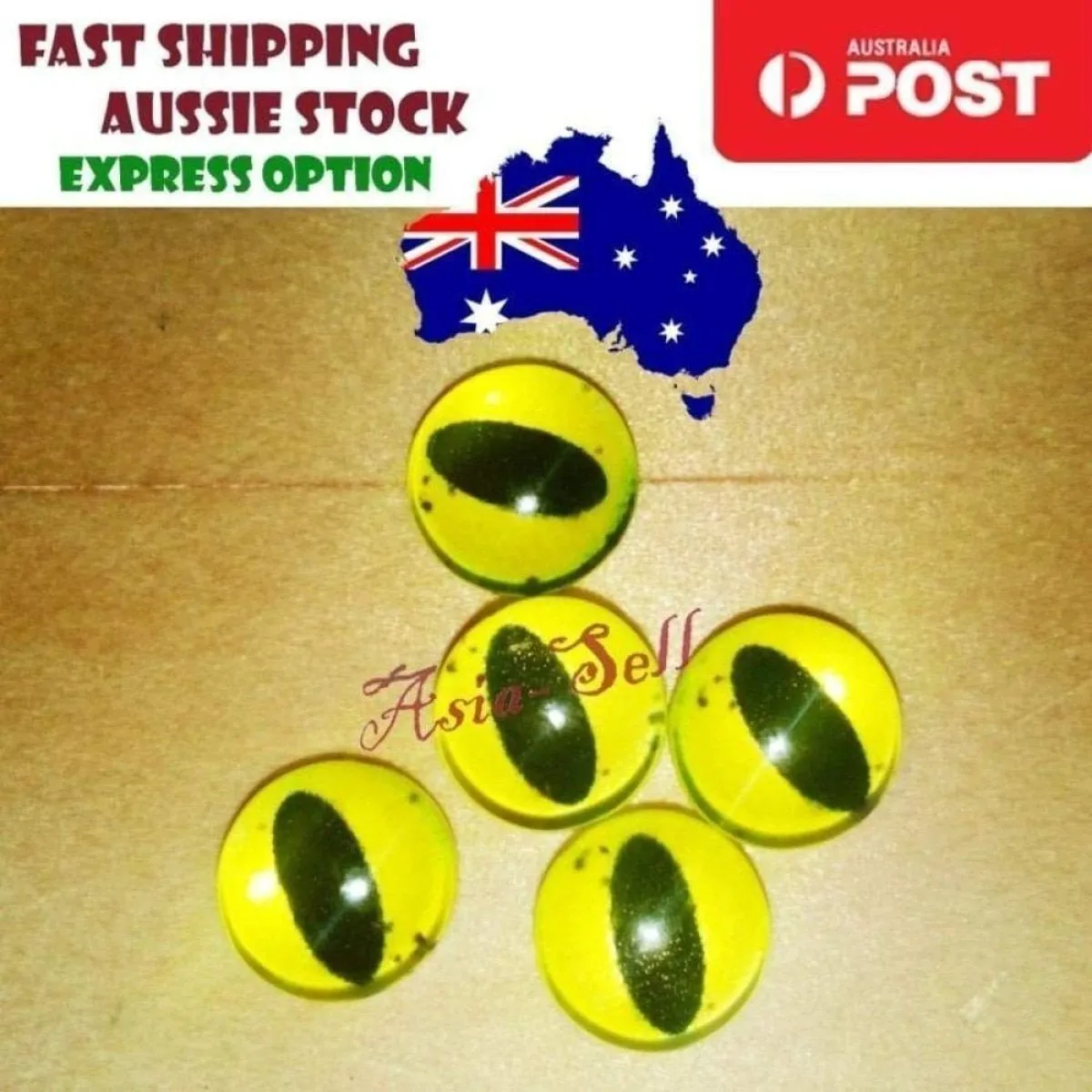 30pcs Round 12mm Glass Eyes Dragon Lizard Frog Eyeballs