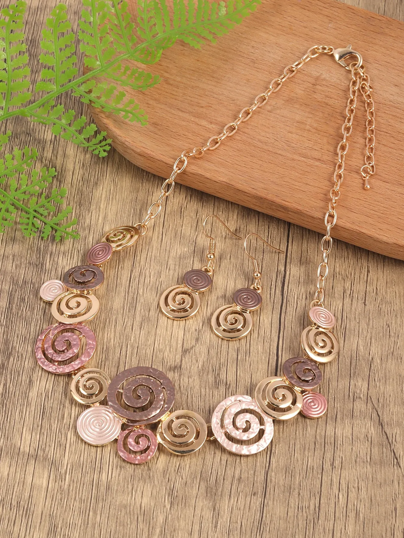 3pcs/set Swirl Decor Jewelry Set Unique Jewelry Jewelry Set Jewelry Gift for
