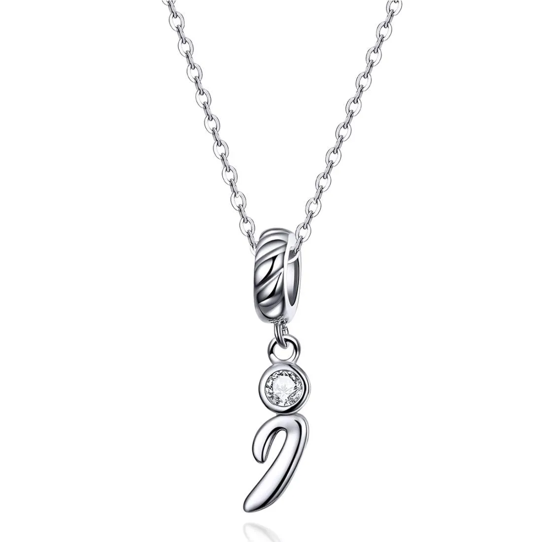 925 Sterling Silver Letter Pendant For Diy Bracelet Or Necklace Style - I