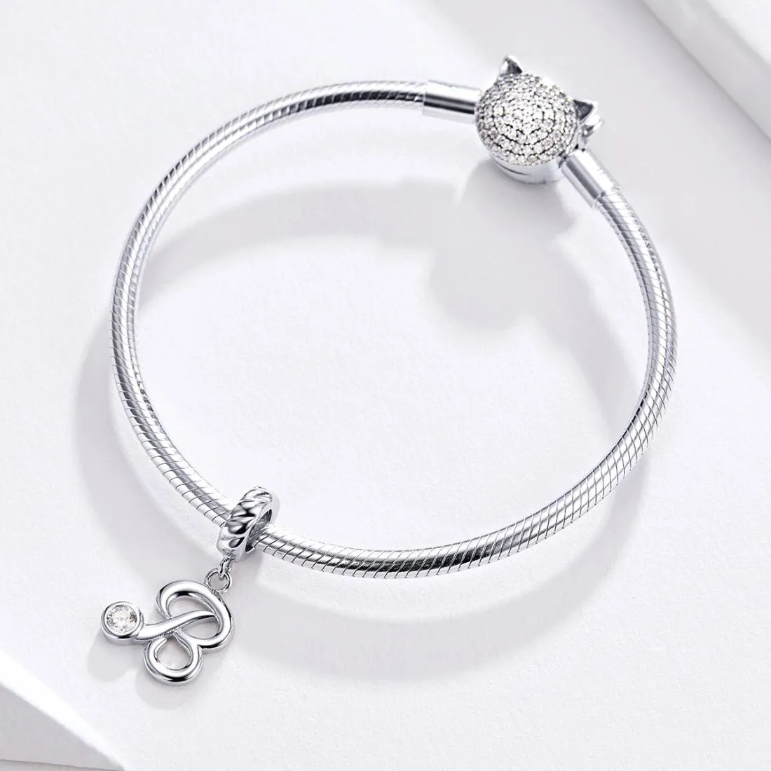 925 Sterling Silver Letter Pendant For Diy Bracelet Or Necklace Style - I