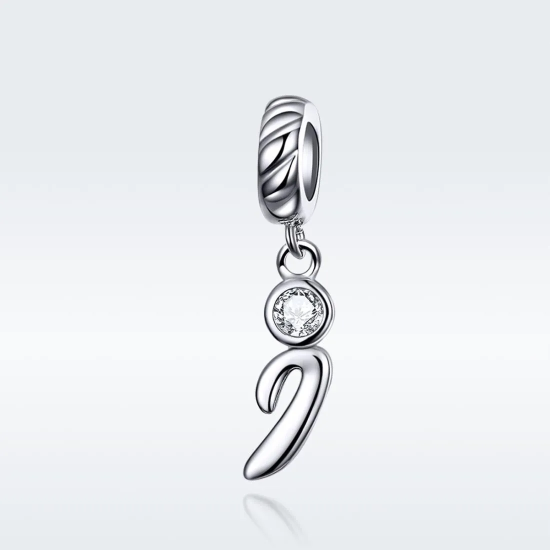 925 Sterling Silver Letter Pendant For Diy Bracelet Or Necklace Style - I