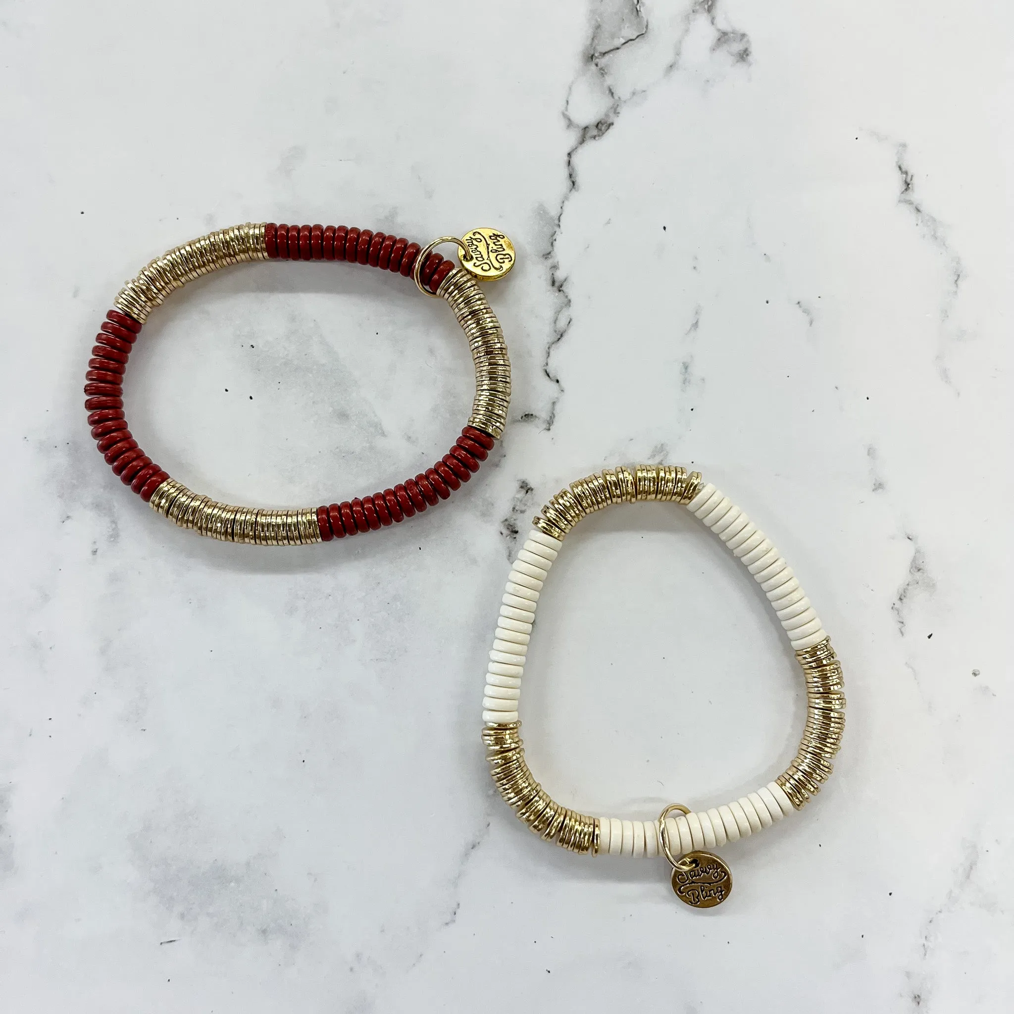 Acrylic Disc Bracelets