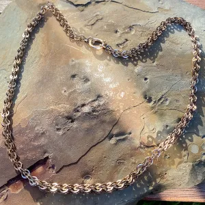 Antique Fancy Link Chain Necklace