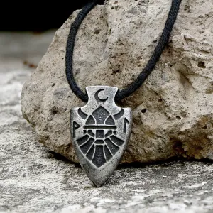 Arrow Shape Odin Stainless Steel Viking Pendant