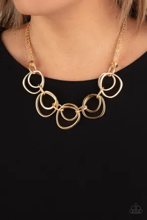 Asymmetrical Adornment • Gold
