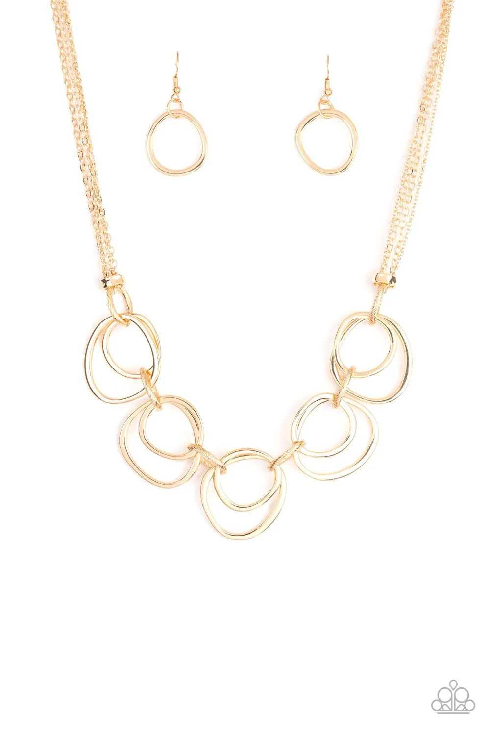 Asymmetrical Adornment • Gold
