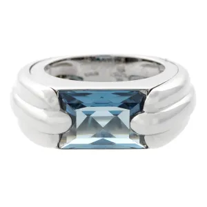 Audemars Piguet Topaz 18k White Gold Band Ring
