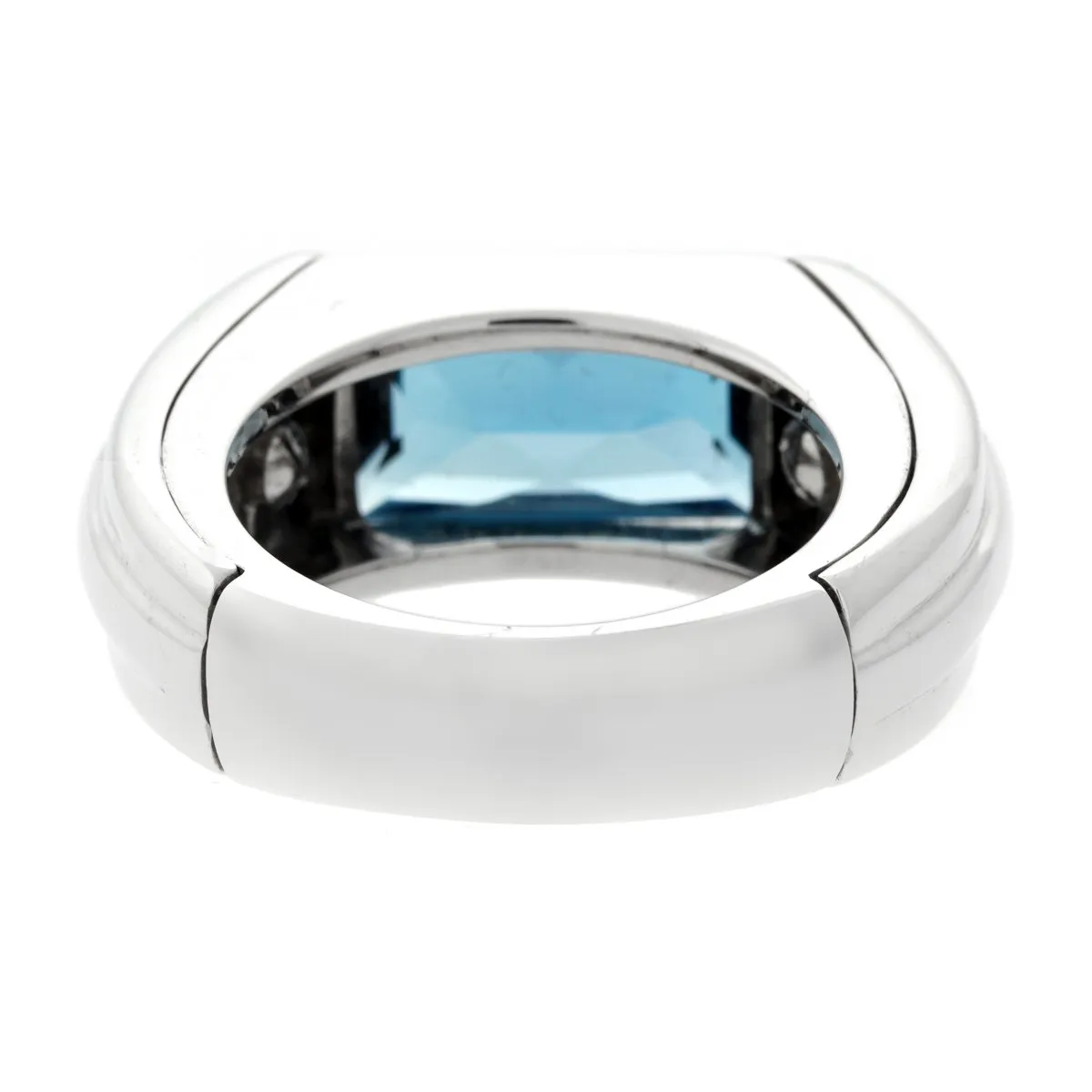 Audemars Piguet Topaz 18k White Gold Band Ring