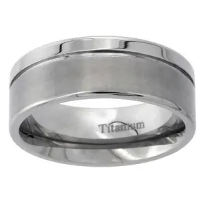 BEL AIR 8mm MENS WEDDING RING