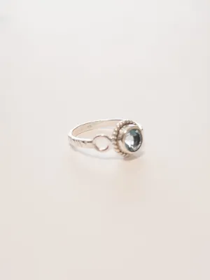 Bravin Blue Topaz nh Ring -Sterling Silver