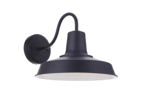 Briscoe One Light Outdoor Wall Mount in Midnight