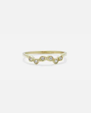 Bubble 22 / White Diamond Ring