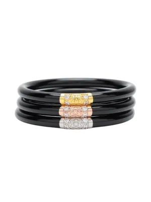 BuDhaGirl | Three Kings All Weather Bangles - Black