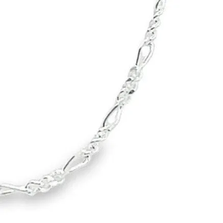 CA139 Figaro Chain Necklace L050 -1.5mm