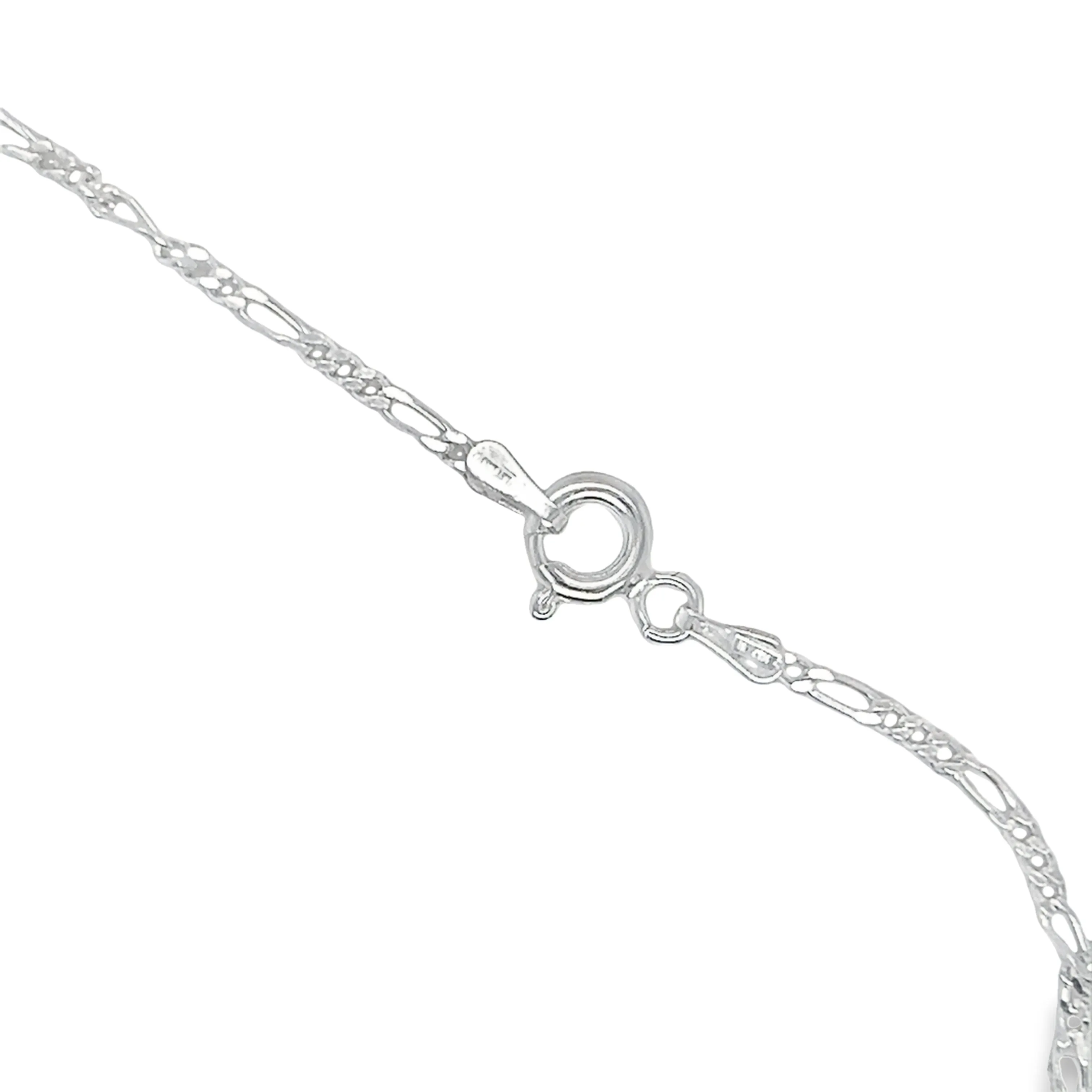 CA139 Figaro Chain Necklace L050 -1.5mm