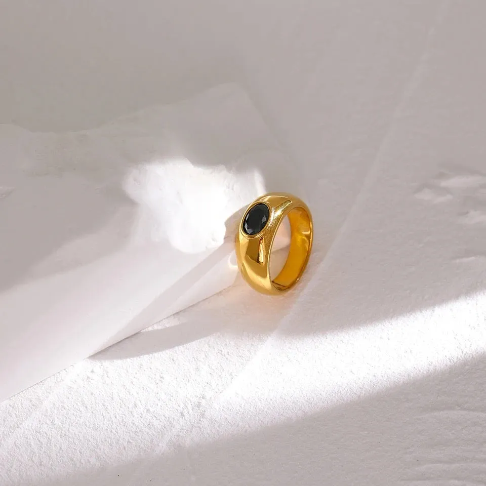 Casey Black Diamond Ring