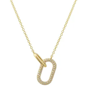 CELIA DOUBLE LOOP LINK NECKLACE