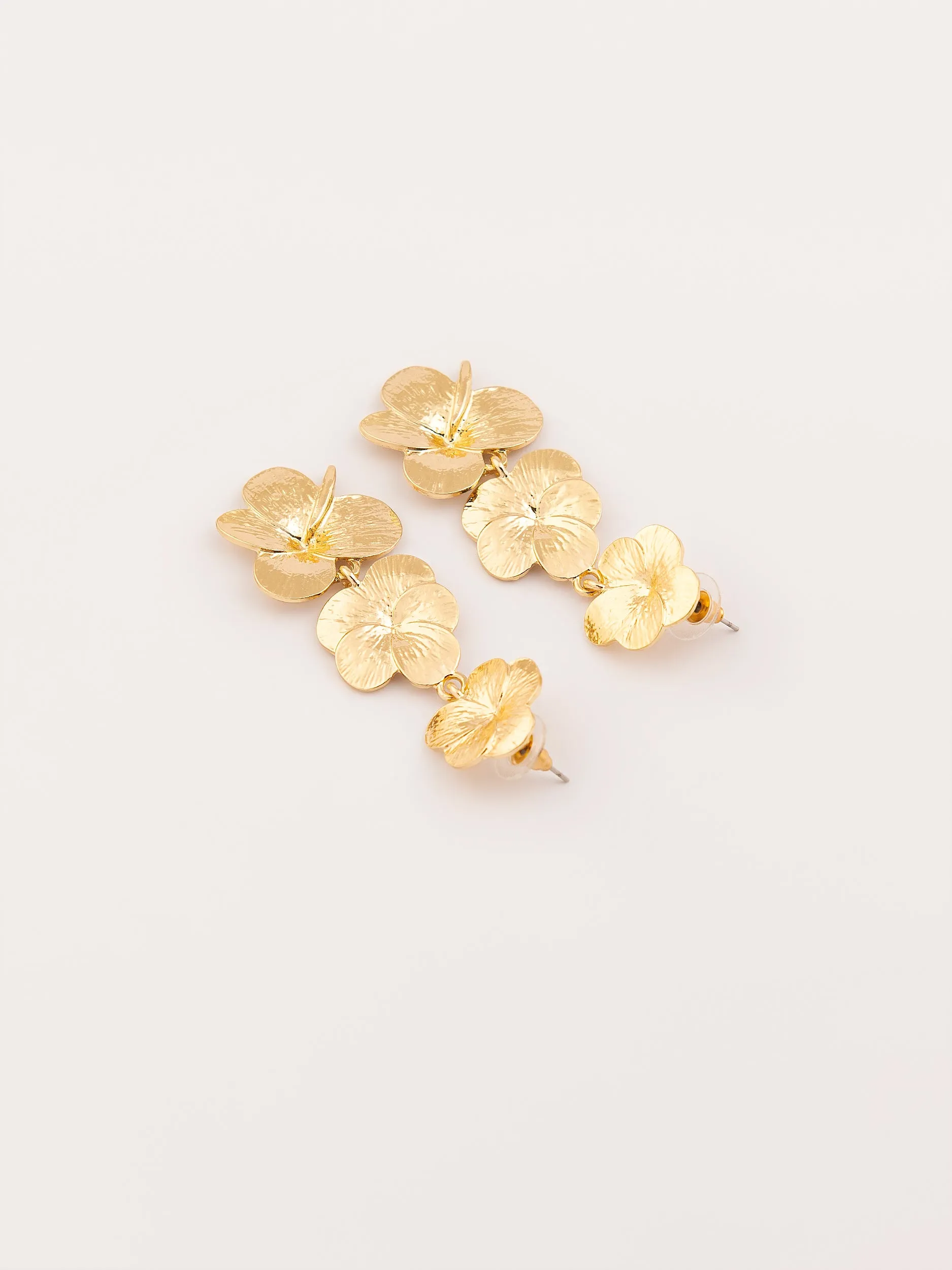 Classic Floral Dangle Earrings