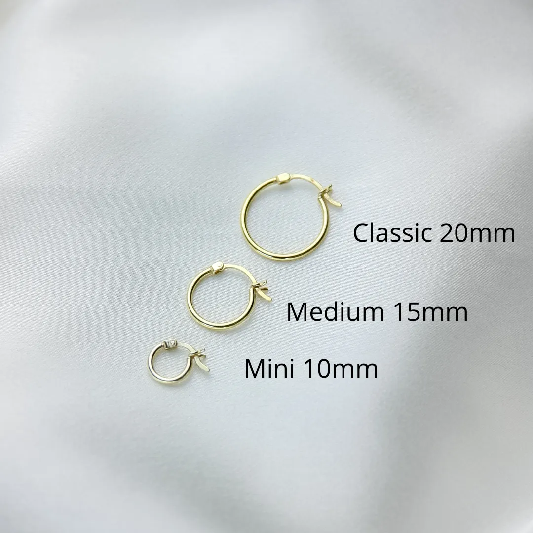 Classic Mini Hoop Earrings