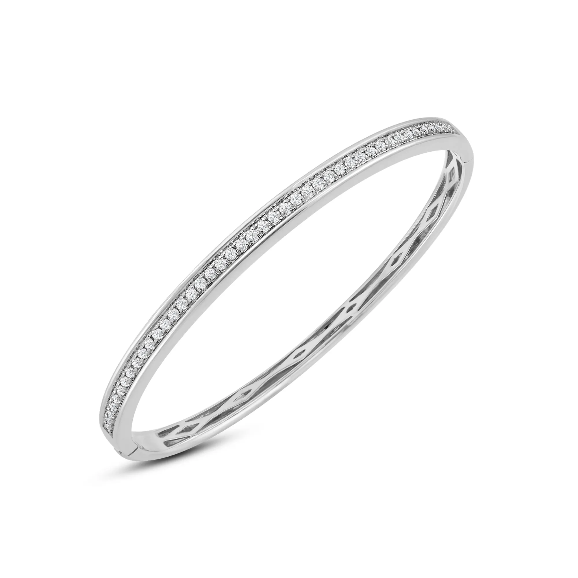 Classic Pave Diamond Bangle