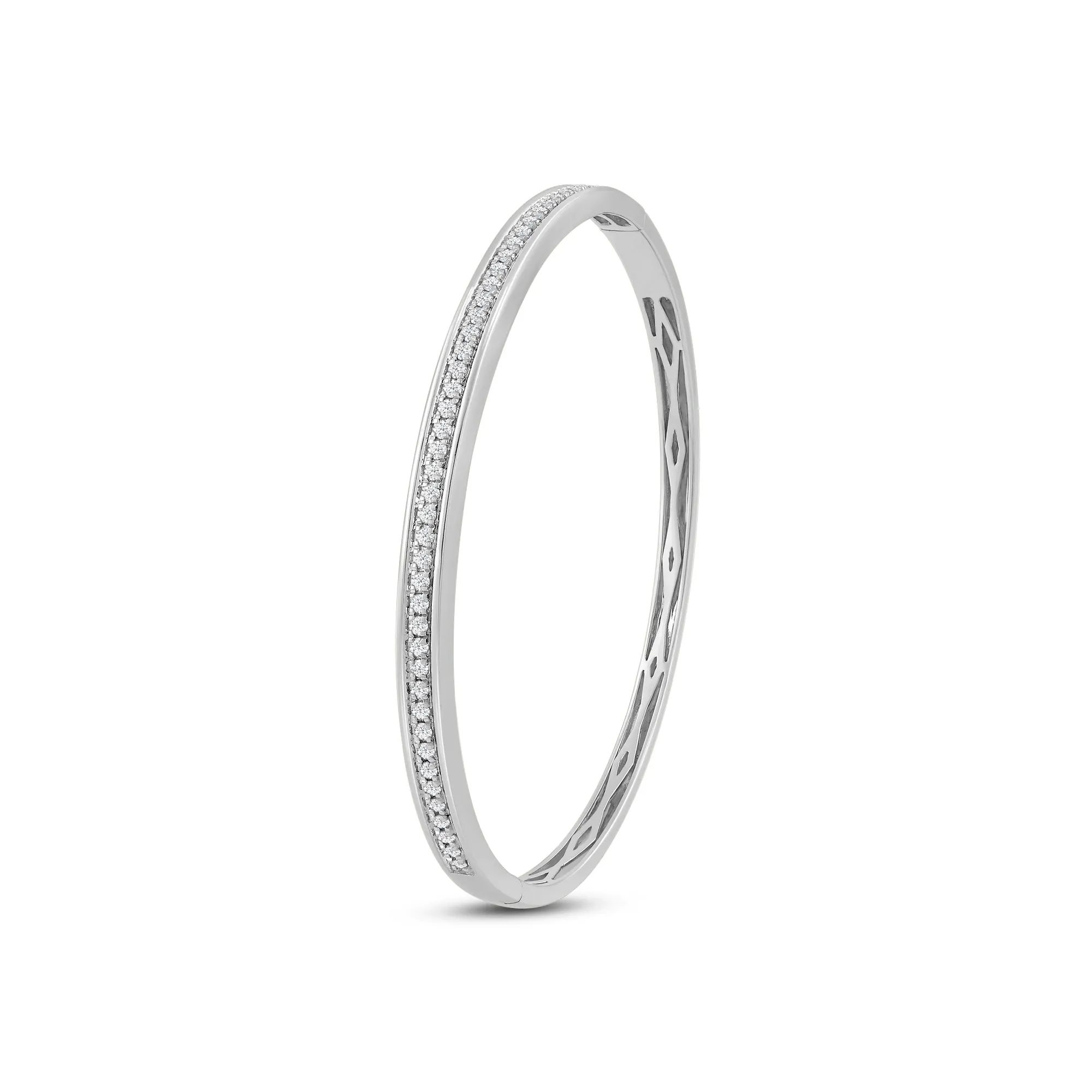 Classic Pave Diamond Bangle