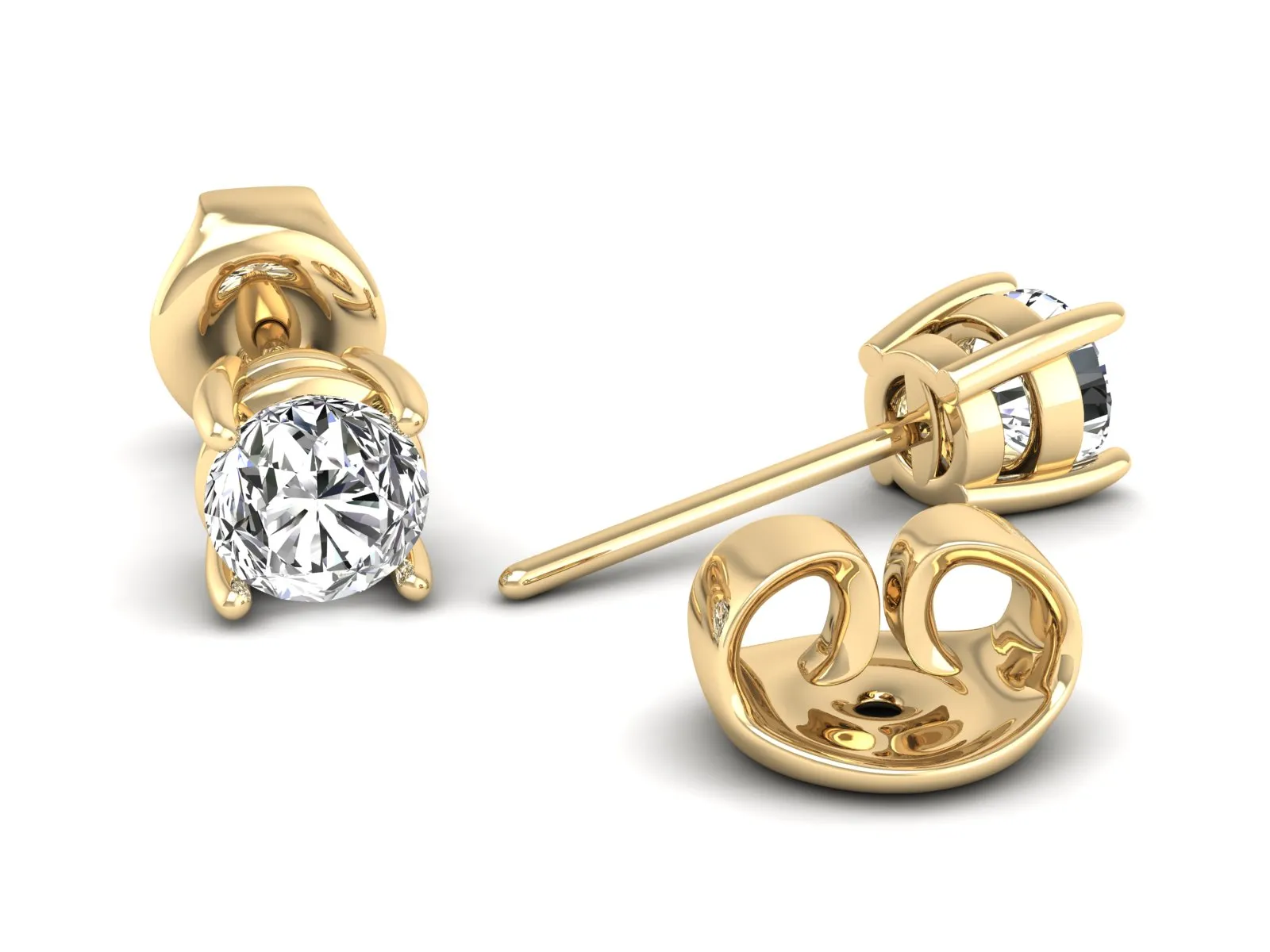 Classic Stud Earrings - 0.50 ct.