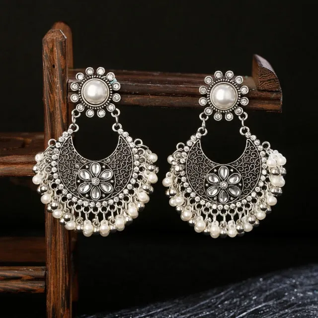 Classic Women's Silver Color Earrings