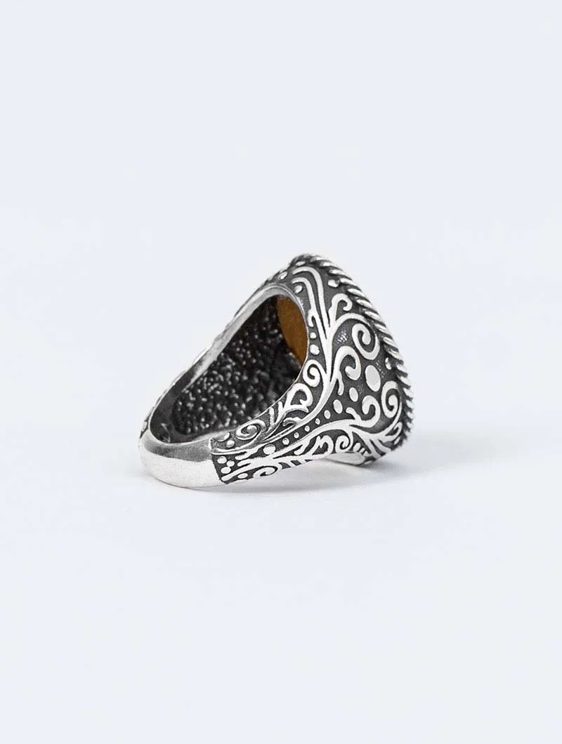 CONFUCIO RING IN BROWN