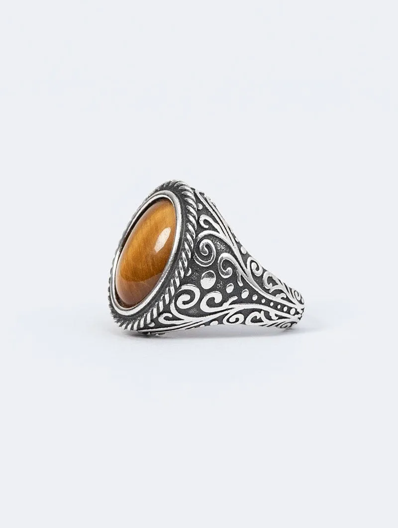 CONFUCIO RING IN BROWN