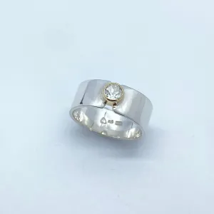 Connect Ring Gold and Silver