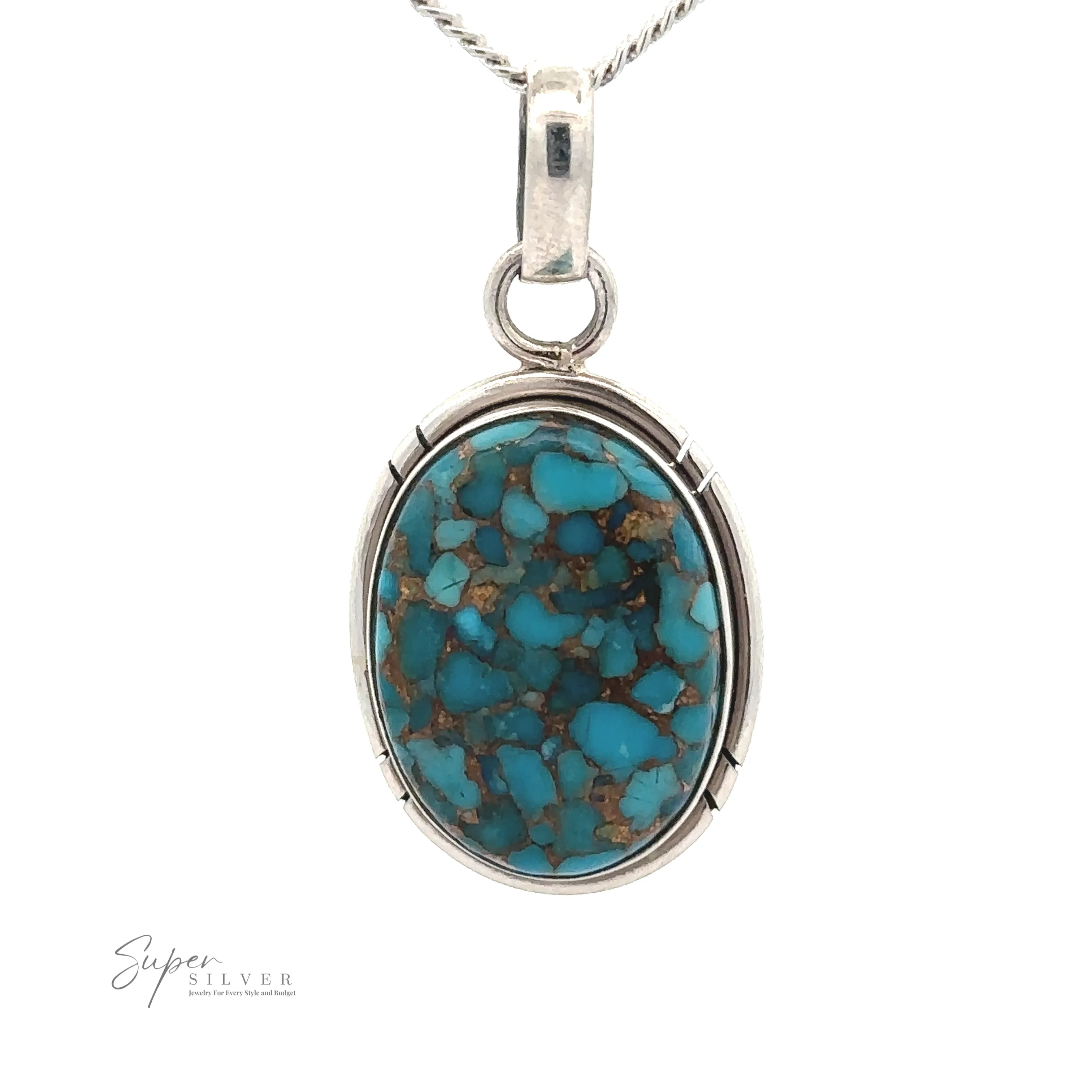 Copper Turquoise Pendant