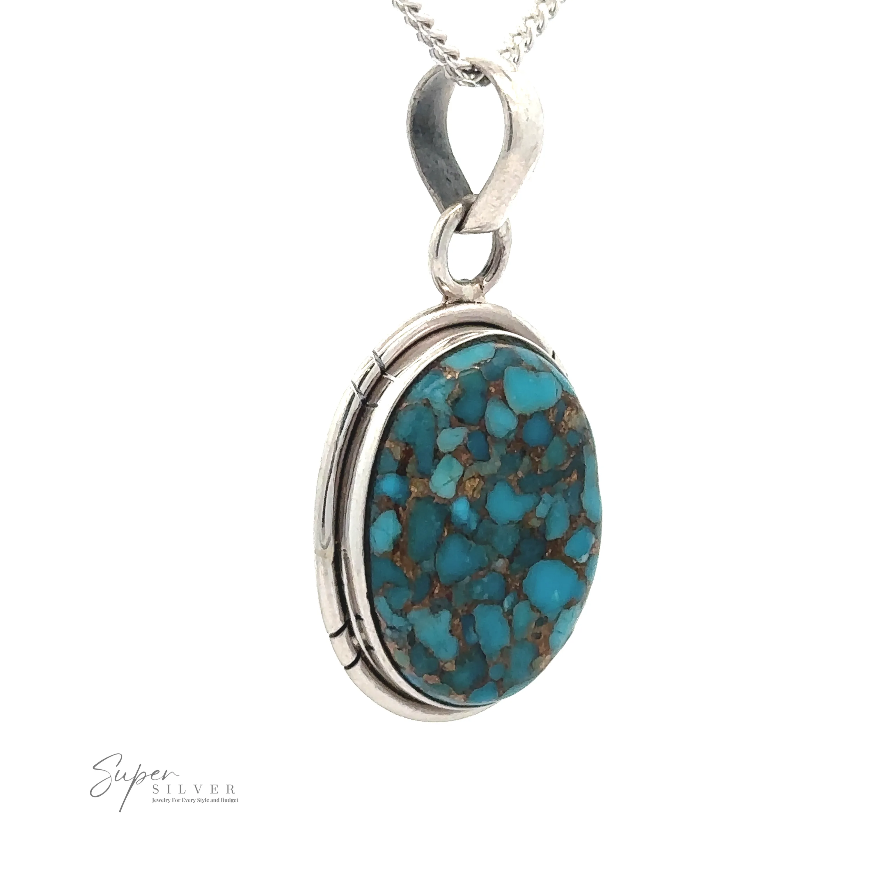 Copper Turquoise Pendant