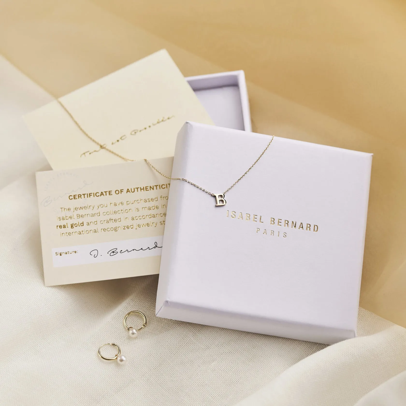 Cour d'Honneur Adora 14 karat golden 5-piece multiring