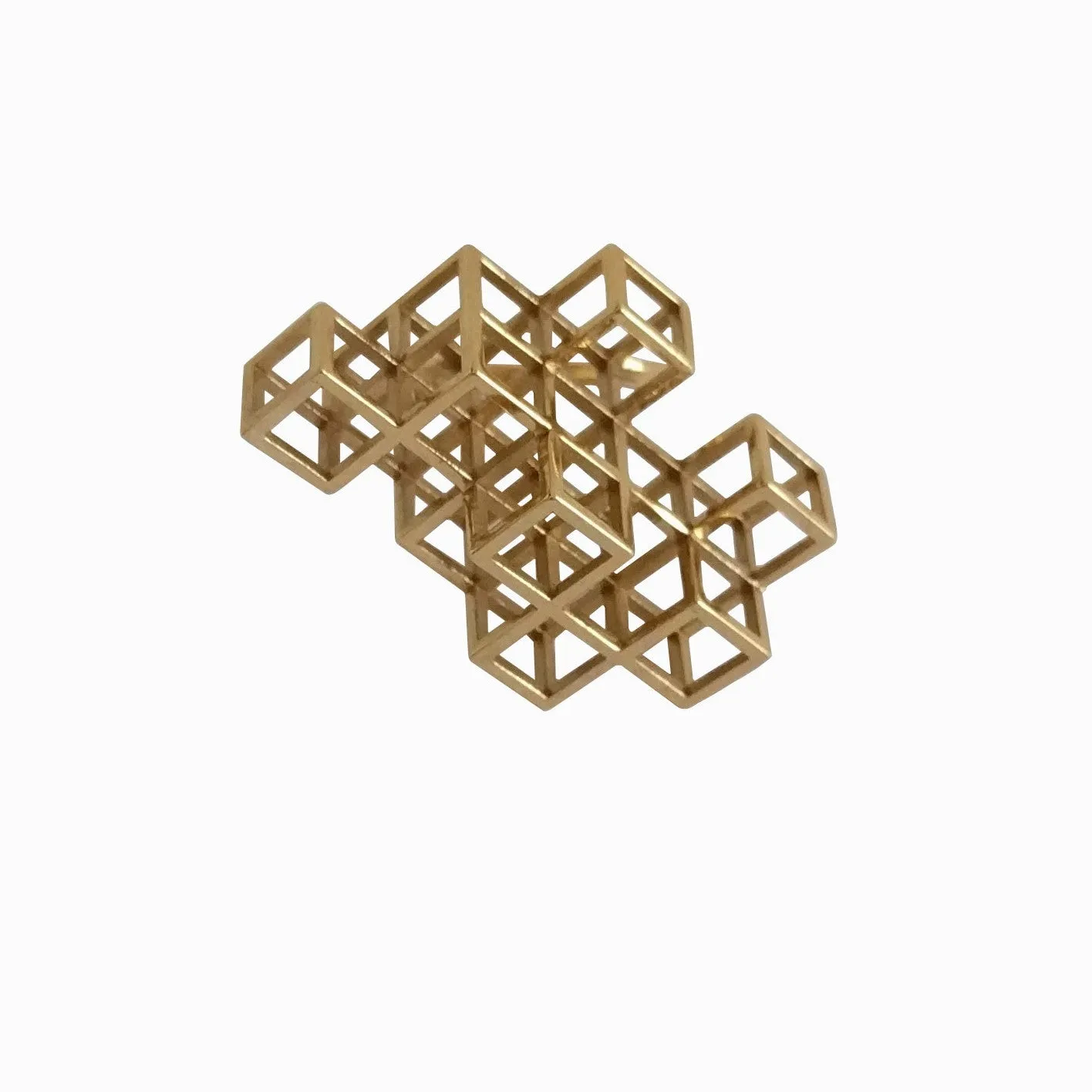 Cube System Ring - Brass