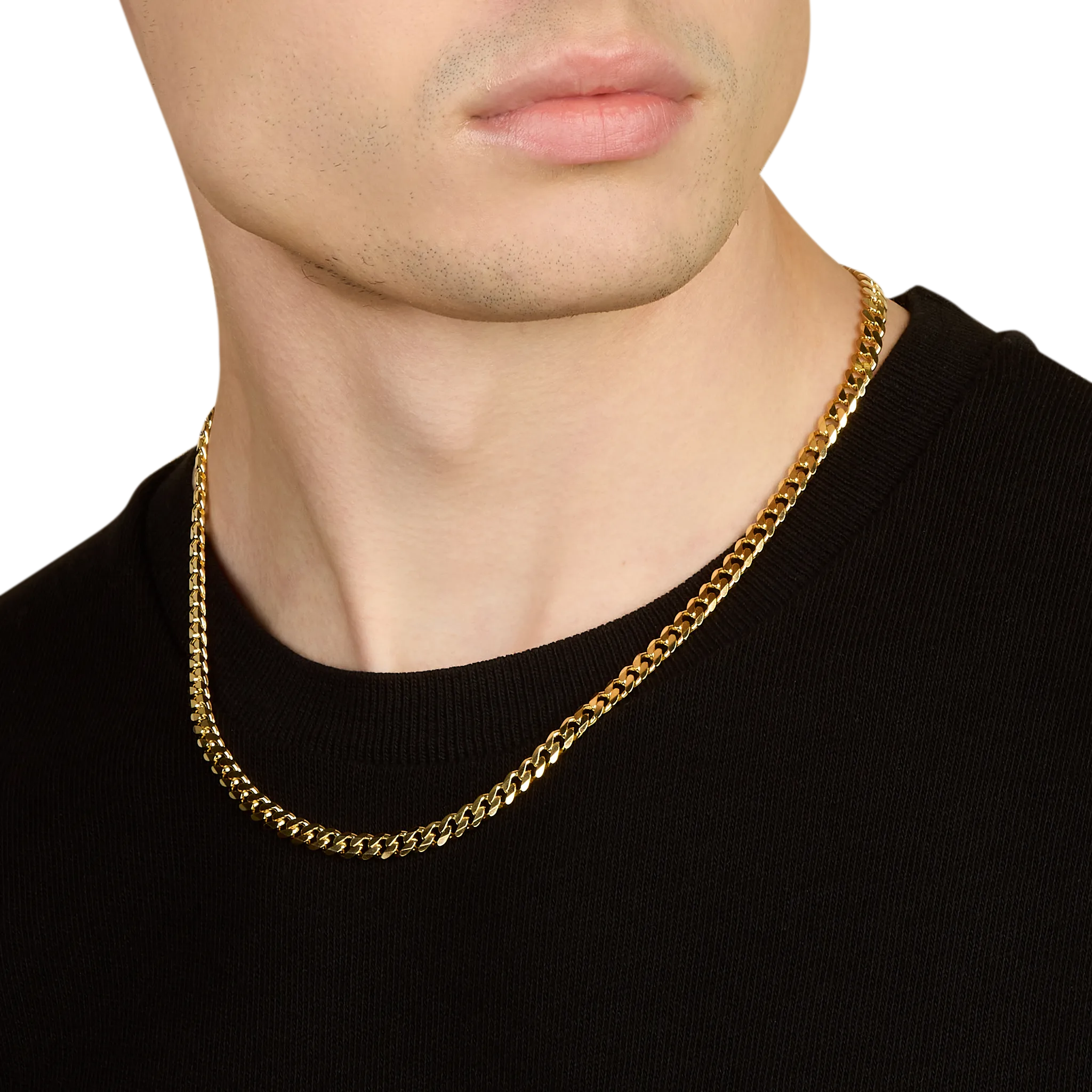Curb Chain, Gold Vermeil (5mm)