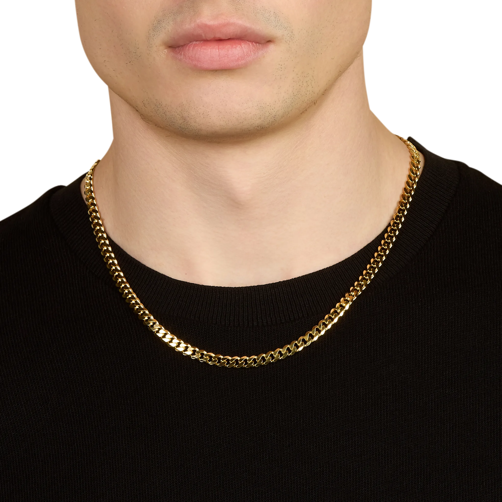Curb Chain, Gold Vermeil (5mm)