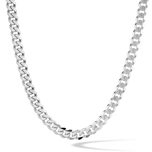Curb Chain, Sterling Silver (5mm)
