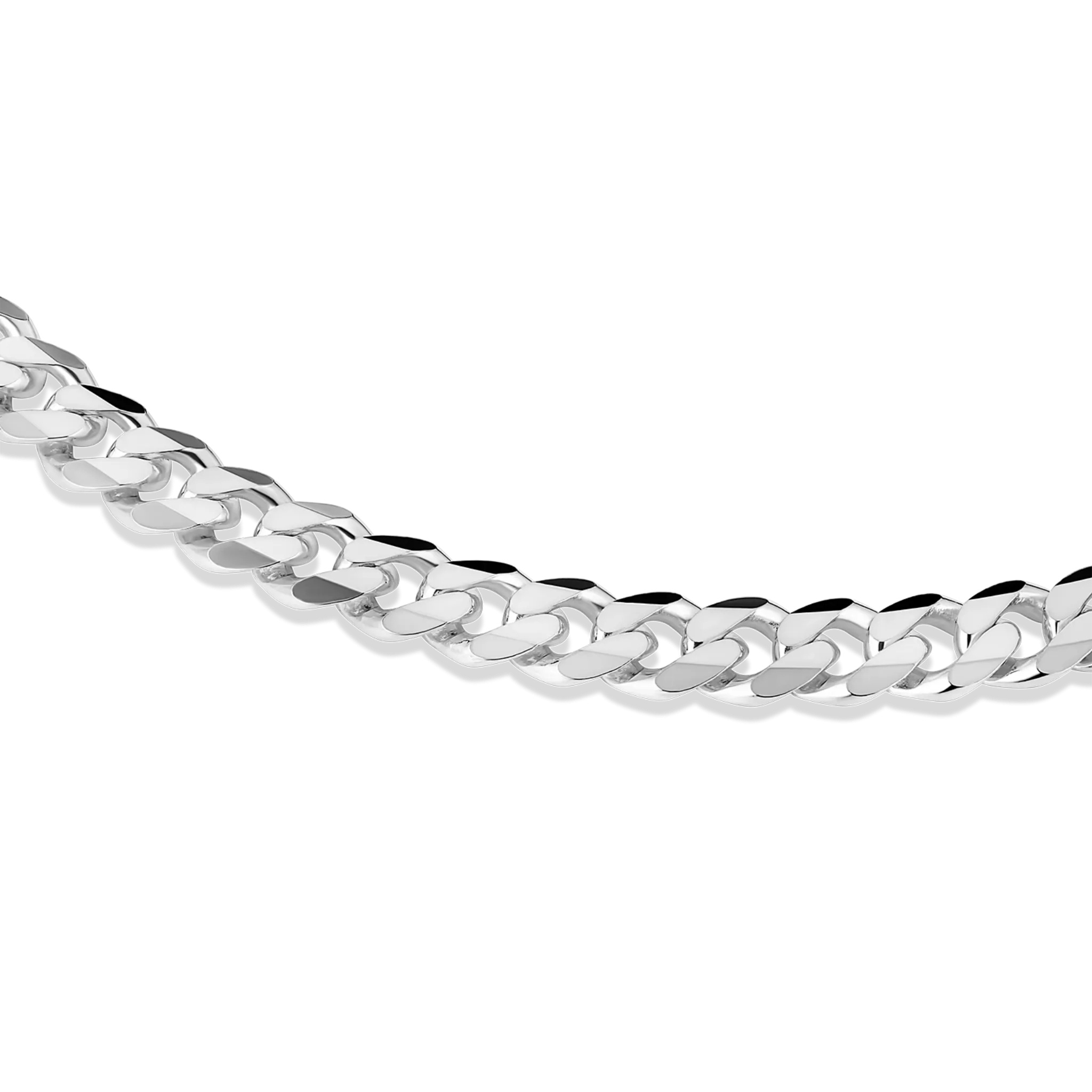 Curb Chain, Sterling Silver (5mm)