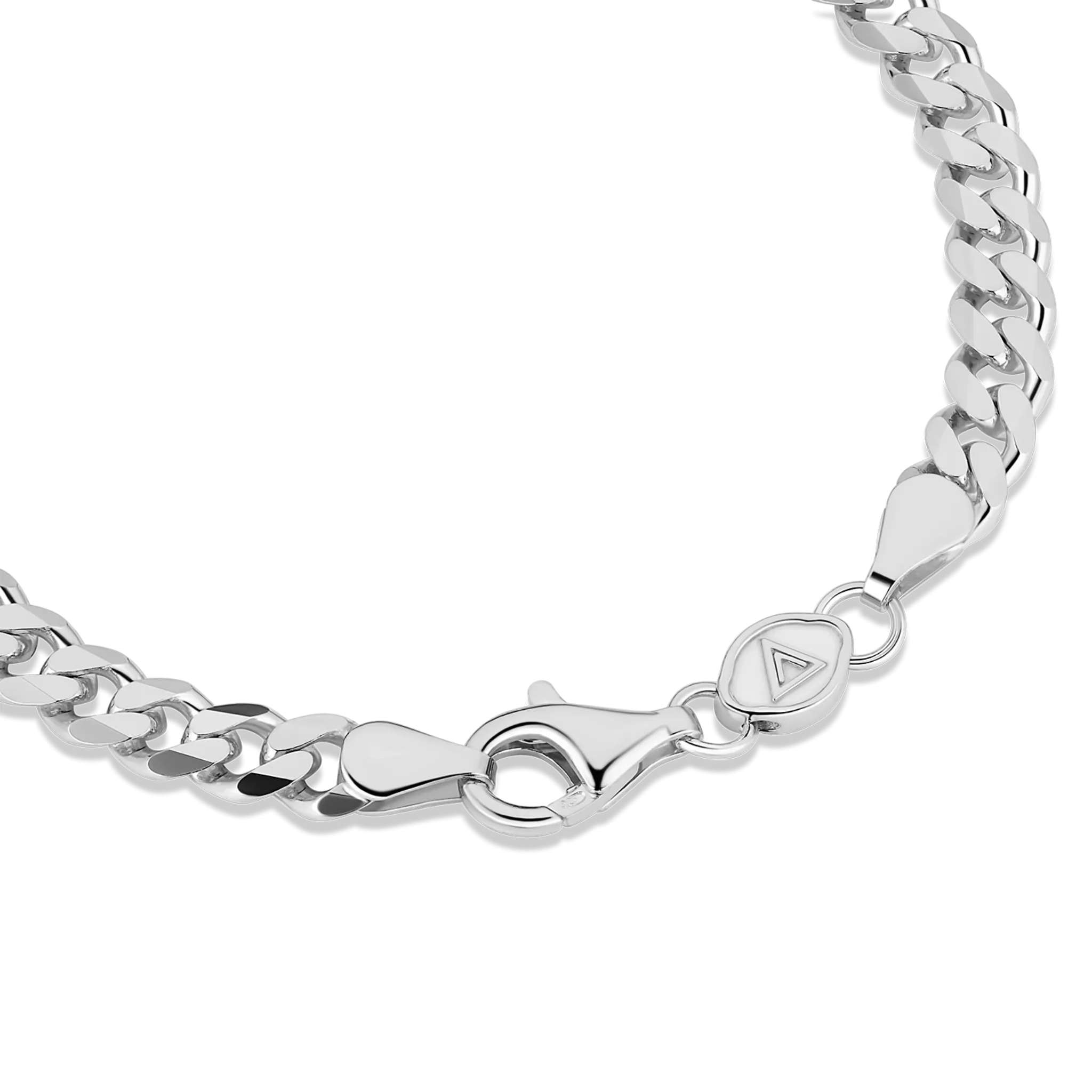 Curb Chain, Sterling Silver (5mm)