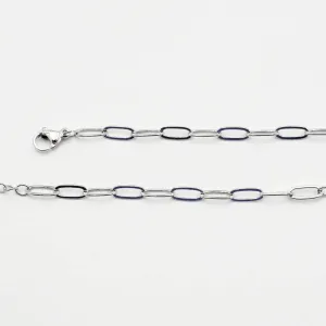 Dainty Paperclip Charm Chains